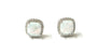Opal And Cz Silver Earring