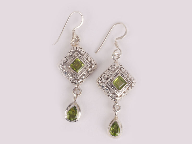 Semi Precious Stone Earring