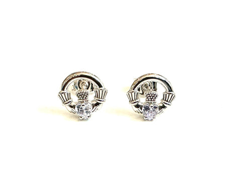 9 CT White Gold Alexandrite Cz Birthstone Earrings