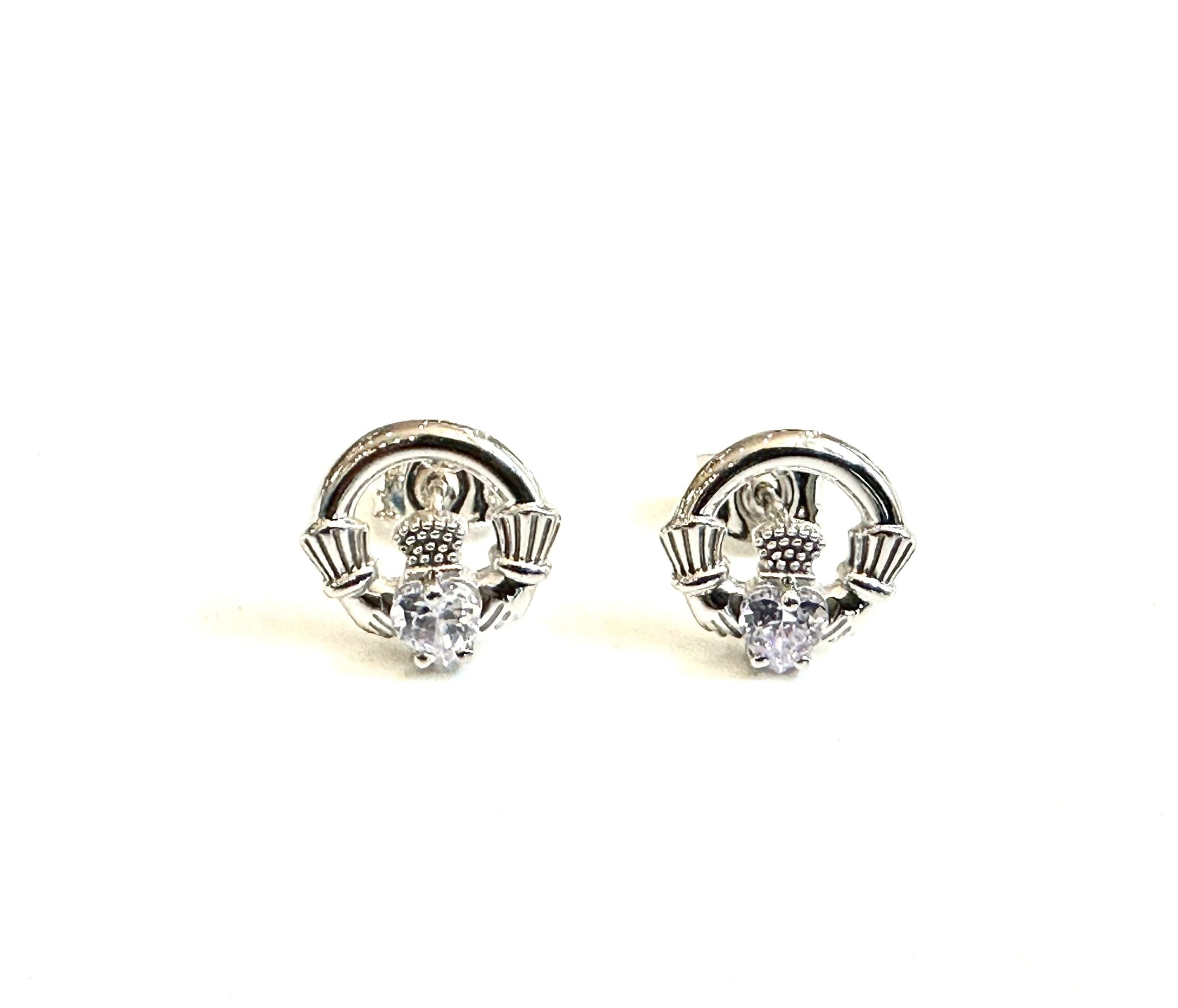 9 CT White Gold Alexandrite Cz Birthstone Earrings