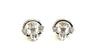 9 CT White Gold Cz Birthstone Earrings