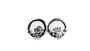 9 CT White Gold Earring.