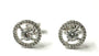 9 CT White Gold Cz Earring.