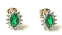 9 CT Yellow Gold Emerald Cz Earring.6X4