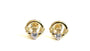 9 CT Yellow Gold Alexandrite Cz Birthstone Earrings