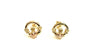 9 CT Yellow Gold Champagne Cz Birthstone Earrings
