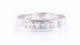 Aquamarine & White Cubic Zirconia Ring
