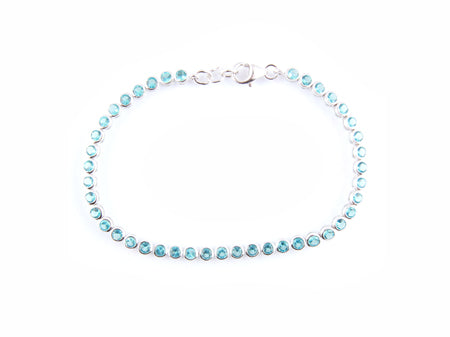 Aquamarine Cubic Zirconia Bracelet