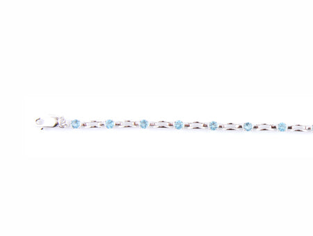Aquamarine Cubic Zirconia Bracelet