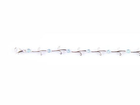 Aquamarine Cubic Zirconia Bracelet