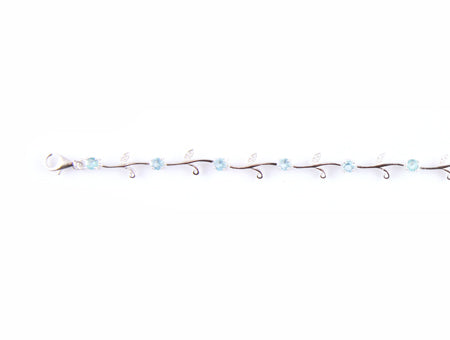 Aquamarine Cubic Zirconia Bracelet