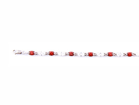 Garnet Cubic Zirconia Bracelet