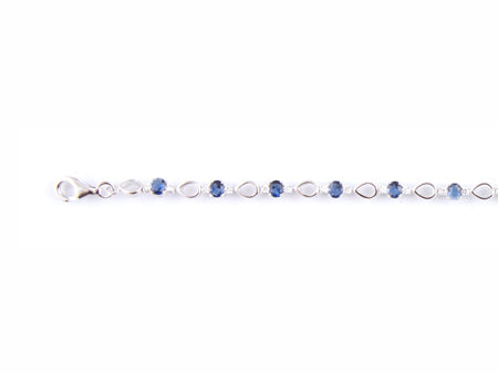 Sapphire Cubic Zirconia  Bracelet