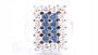 A Sapphire & White Cubic Zirconia Ring