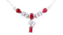 Ruby Cubic Zirconia Necklace