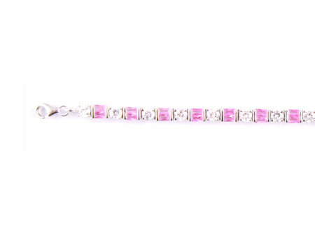Ruby Cubic Zirconia Bracelet