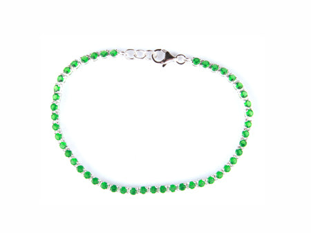 Emerald Cubic Zirconia Bracelet