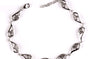 Sterling Silver Small Trinity Tear Drop Bracelet