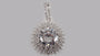 A White Cubic Zirconia Pendant