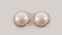 Rose Gold with Pearl Earring