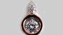 A Silver with Rose Gold Plate Pendant