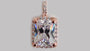 A Silver with Rose Gold Plate Pendant