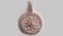 A Silver with Rose Gold Plate Pendant