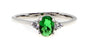 Emerald Cubic Zirconia Ring