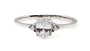 A White Cubic Zirconia Ring