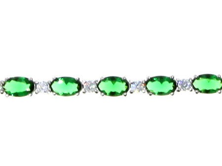 Emerald Cubic Zirconia Bracelet