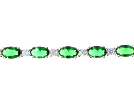 Emerald Cubic Zirconia Bracelet