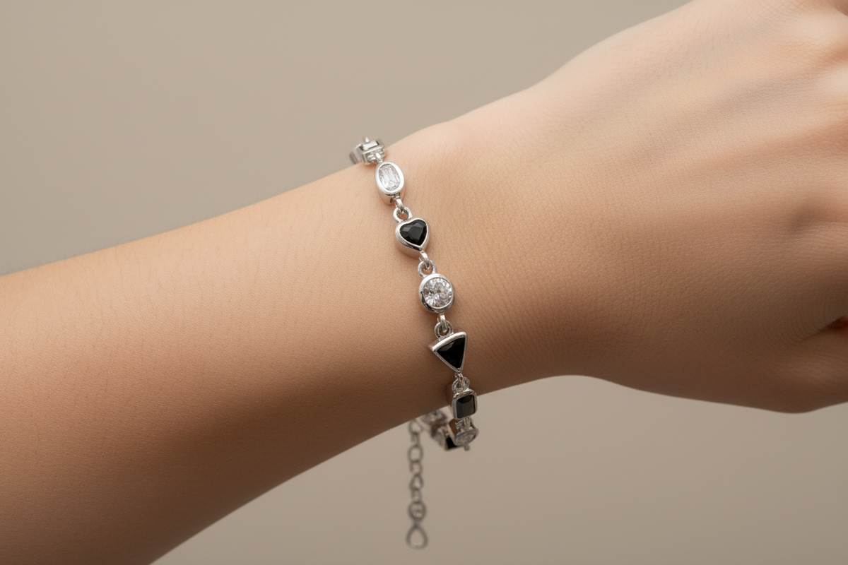 Black Cubic Zirconic Bracelet
