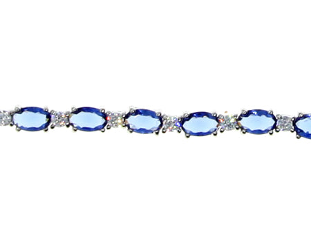Sapphire Cubic Zirconia Bracelet