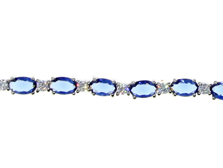 Sapphire Cubic Zirconia Bracelet