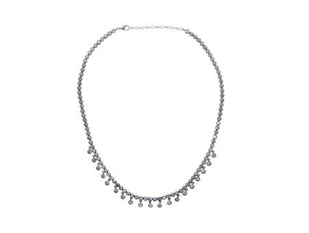 A White Cubic Zirconia Necklace