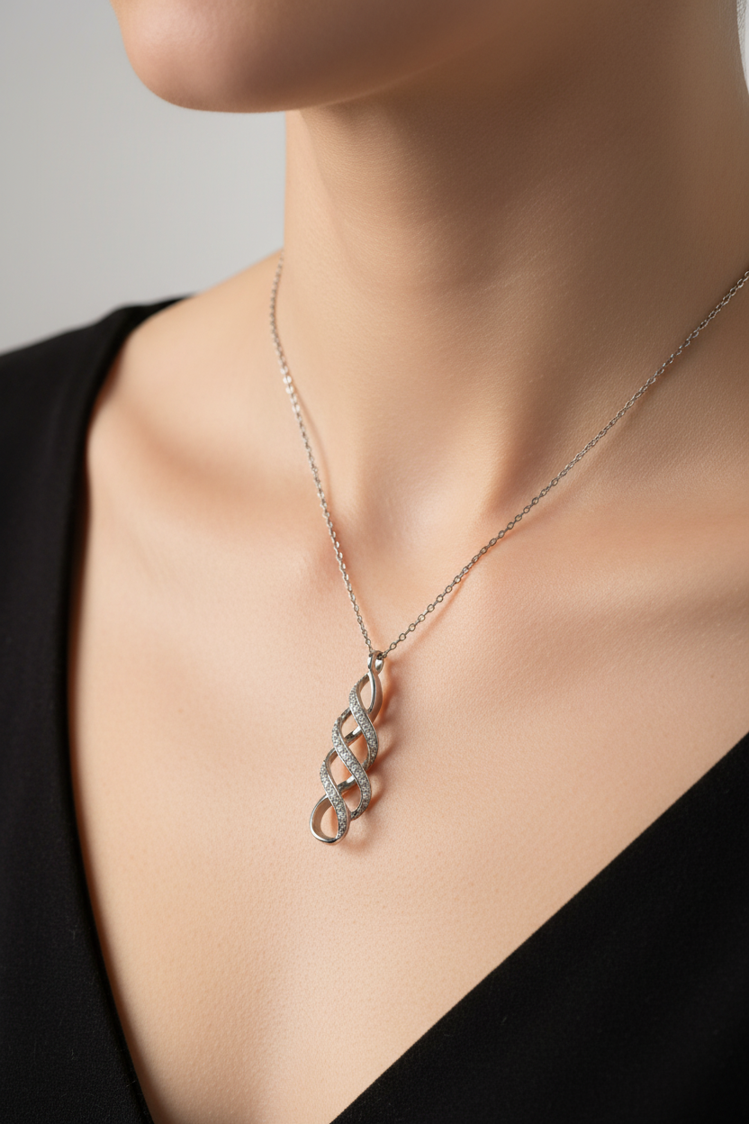 A White Gold Necklace