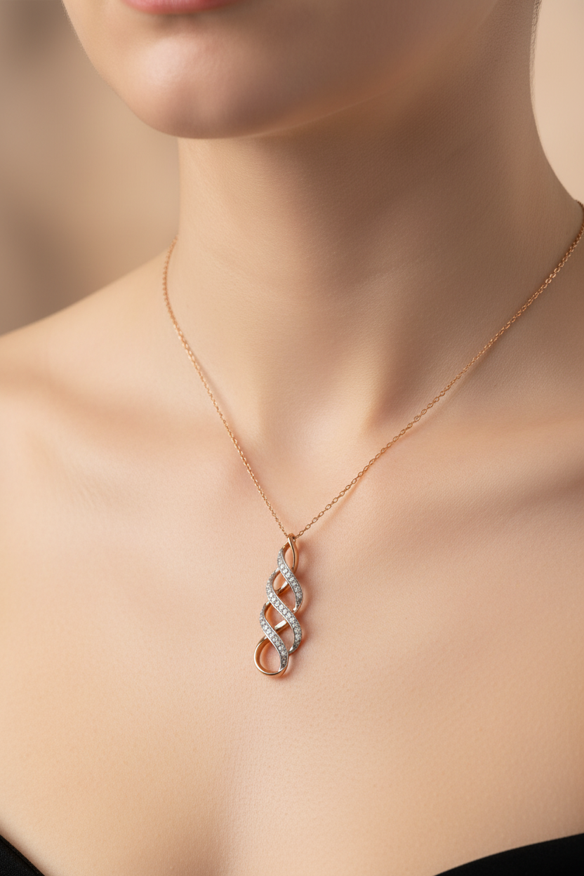 9 ct Rose Gold Necklace