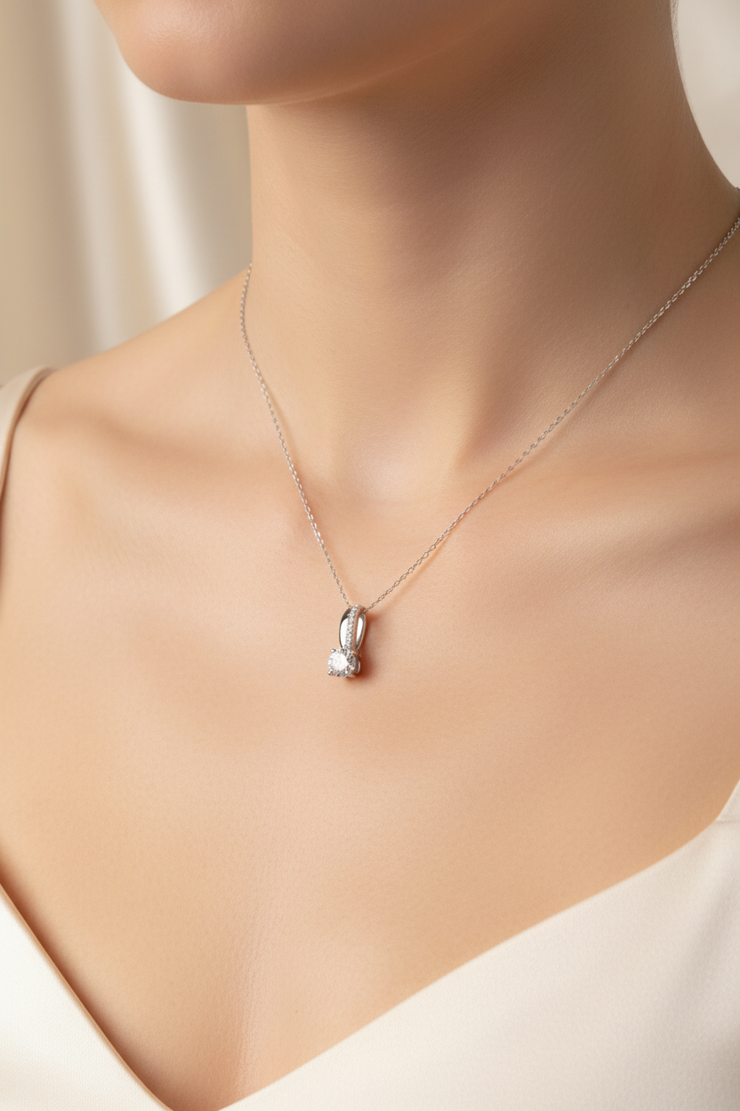 A White Gold Necklace