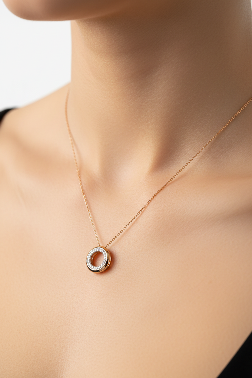 A Rose Gold Necklace