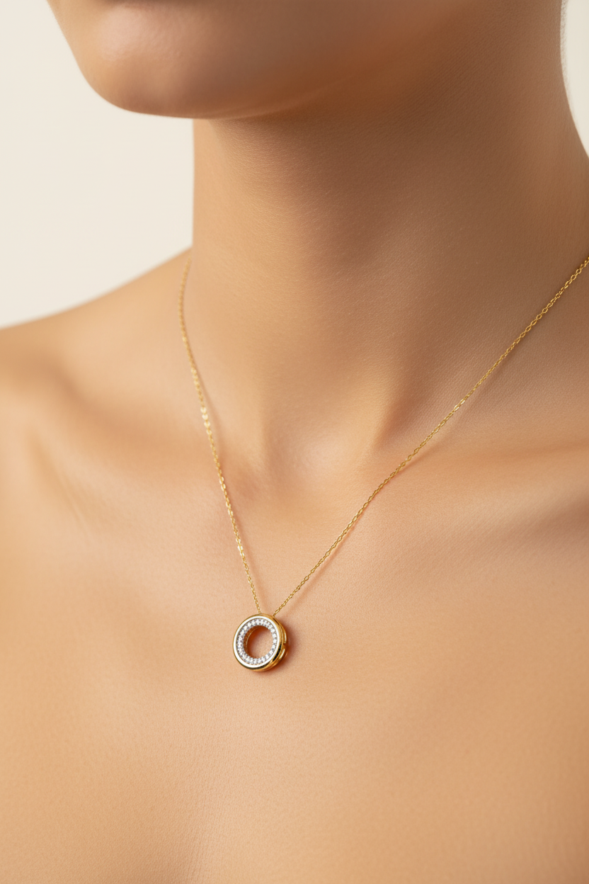 A Yellow Gold Necklace