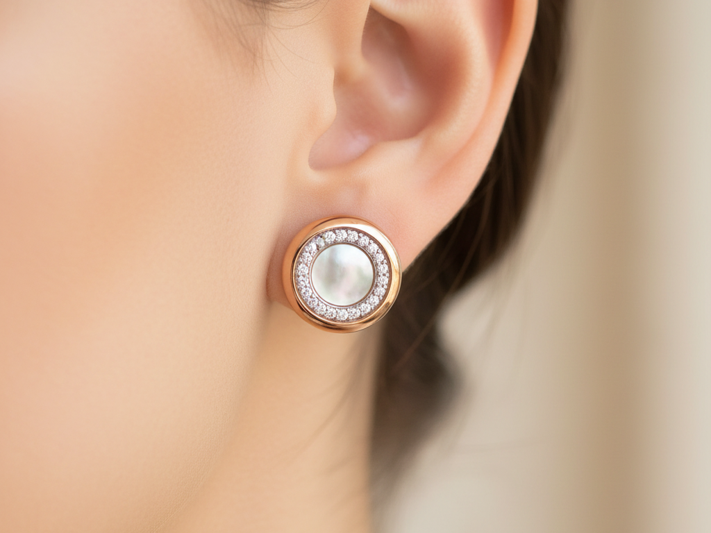 Rose Gold Earring