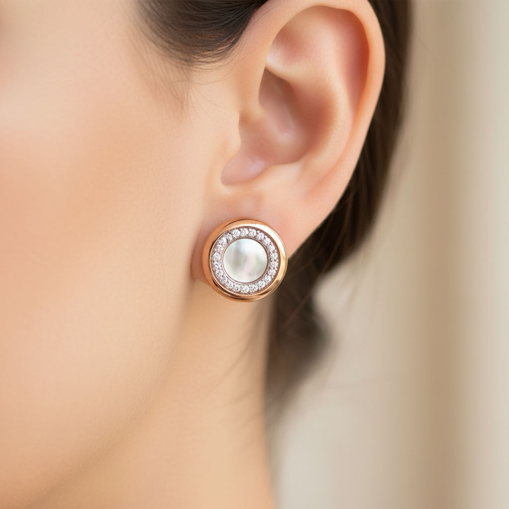 Rose Gold Earring