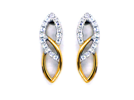 Yellow Gold Earring