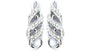 9 CT White Gold Earring.
