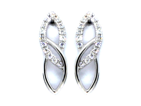 White Gold Earring