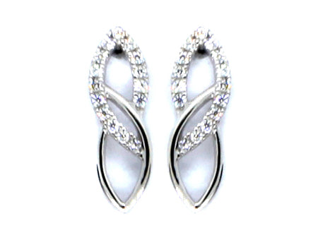 White Gold Earring