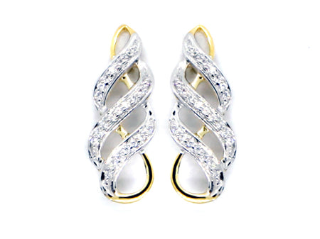 9 CT Yellow Gold Earring.