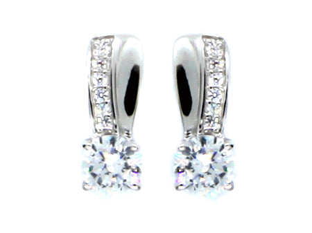 White Gold Earring