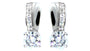 White Gold Earring