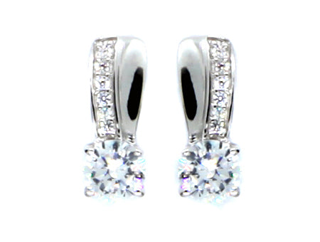 White Gold Earring